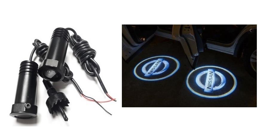 KAPI ALTI LOGO LAZER IŞIK LED 3D (NISSAN) (2 AD)