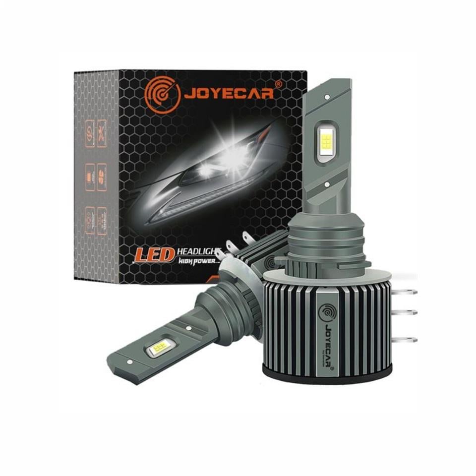 JOYECAR 12V H15 CSP LED XENON FAR AMPUL SETİ 72W 6500K 13000 LÜMEN