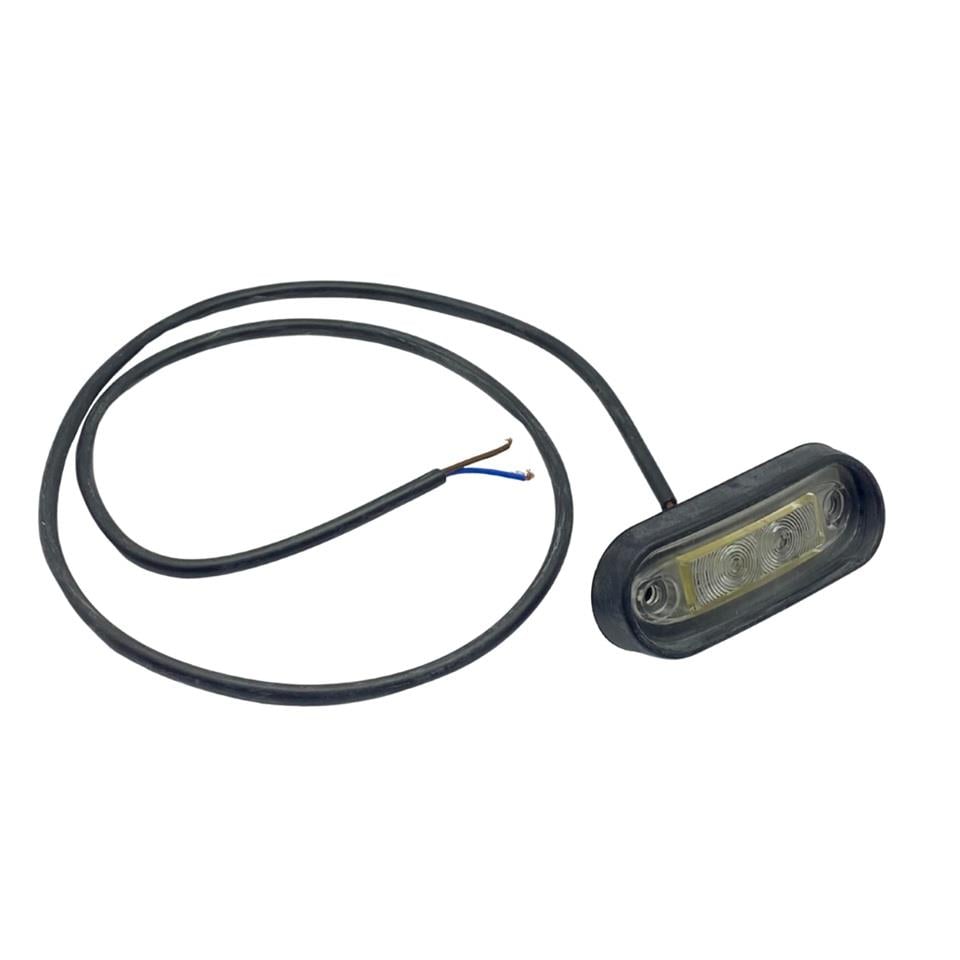 SABA 24V BASAMAK-PLAKA LAMBASI LED YM GÖMME UNIVERSAL BEYAZ E9 