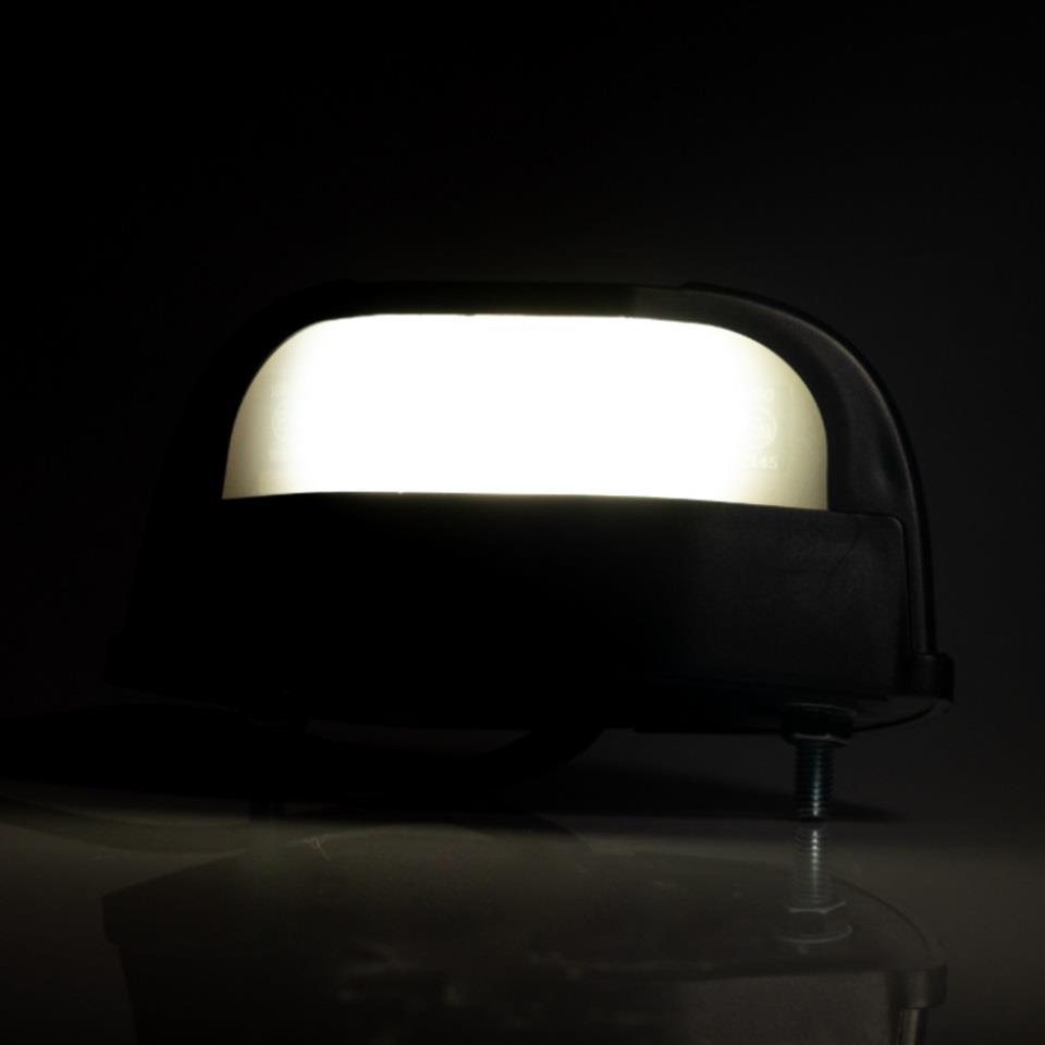 FRISTOM 12V-24V PLAKA LAMBASI NEON LEDLİ YM (SİYAH) E9