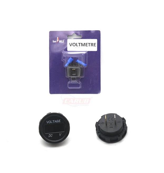 9V-30V DİJİTAL VOLTMETRE (FİŞLİ) (28.5 MM)