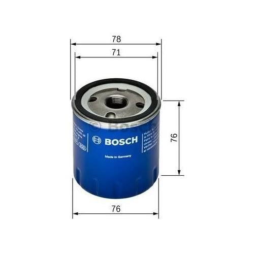 BOSCH YAĞ FİLTRESİ FORD-MAZDA-VOLVO-SAAB (BENZİNLİ)