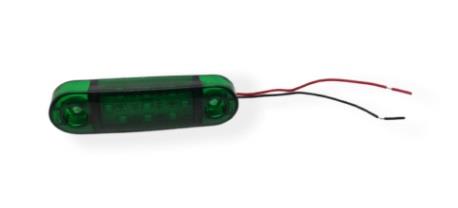 12-24V PARMAK LAMBA 9-LEDLİ YEŞİL (85*25 MM)