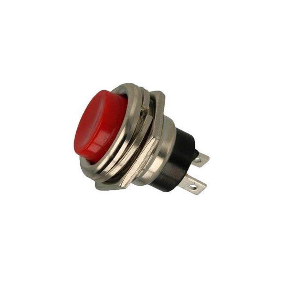 METAL BUTON MİNİ (FİŞLİ) (16 MM) KIRMIZI