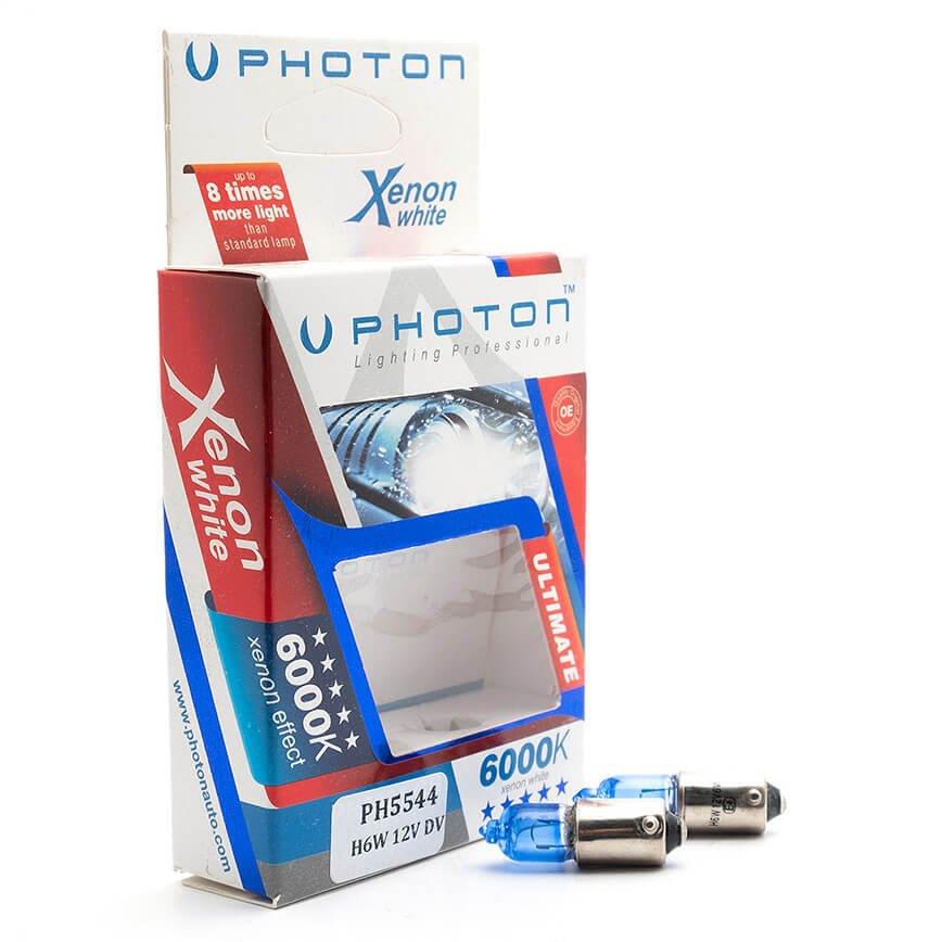 PHOTON 12V H6 AMPUL 6W DIAMOND VISION 6000K (2 AD)