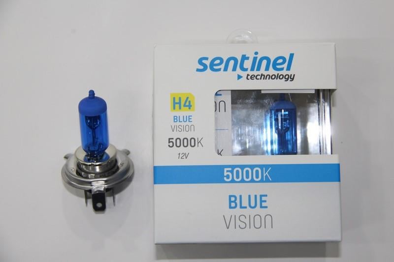 SENTINEL 12V H4 AMPUL 100/90W BEYAZ IŞIK 5000K BLUE VISION (2 AD)