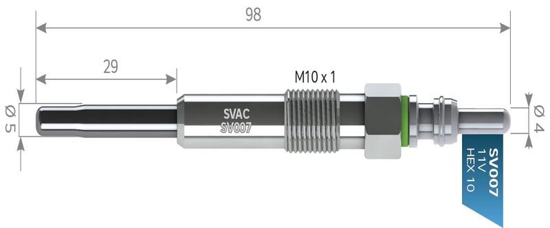 SVAC 11V KIZDIRMA BUJİSİ AUDI-VW