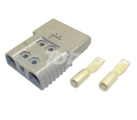 36V-150V ELEKTRİKLİ FORKLİFT AKÜ SOKETİ 160 A (35 MM/50 MM) (GRİ) (SBE160) (ÇAP:71 BOY:92 MM)