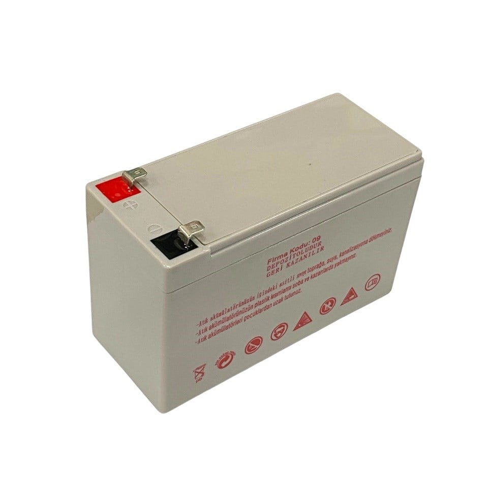 ATABA 12V 9 AH DEEP CYCLE JEL AKÜ (BÜYÜK FİŞLİ 6.3 MM) (150*65*90) (2.45 KG)