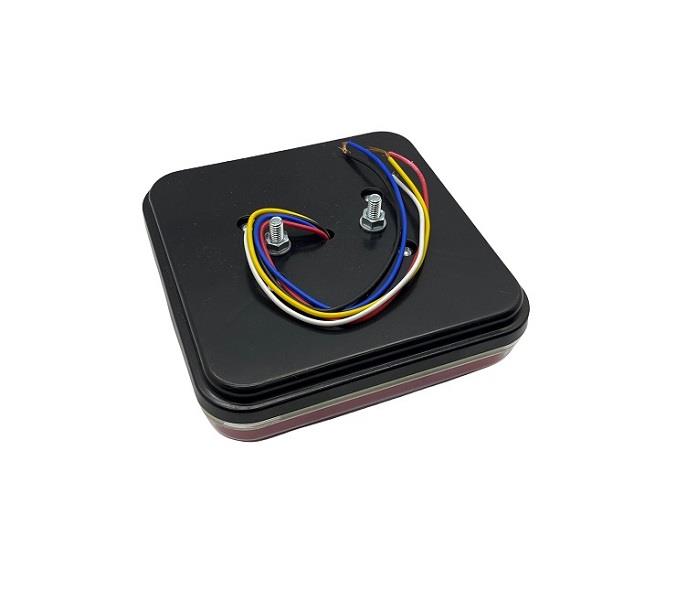 12V-24V STOP LAMBASI KARE (NEONN LEDLİ) (4 FONKSİYONLU) (143*143 MM)