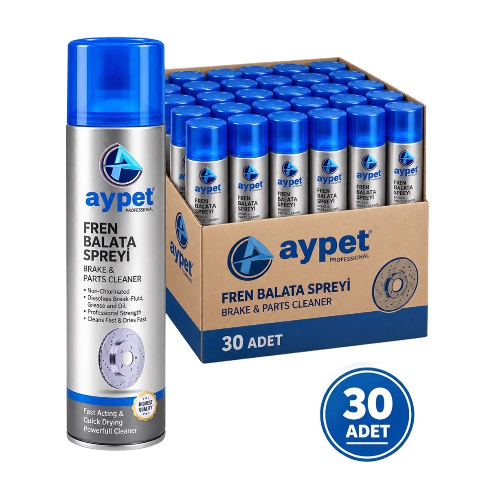 AYPET FREN BALATA TEMİZLEYİCİ SPREY 500 ml (30 AD)