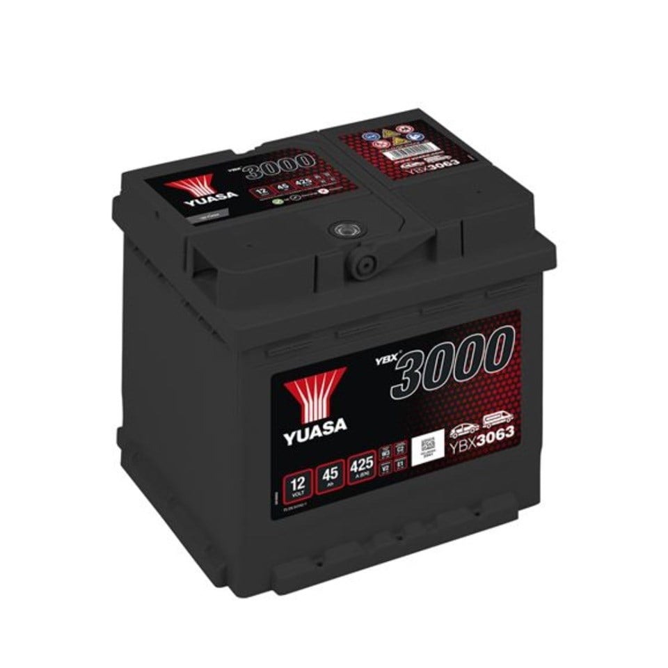 YUASA 12V 45 AH AKÜ 425 A (EN) (201*175*175) (ALÇAK)