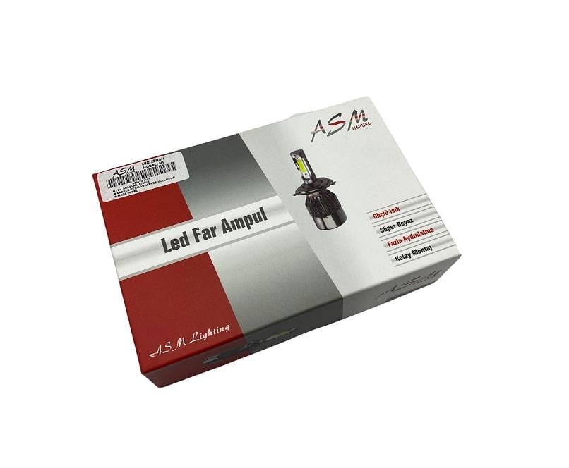 12V H1 COB LED XENON FAR AMPUL SETİ 6000K 8000 LÜMEN