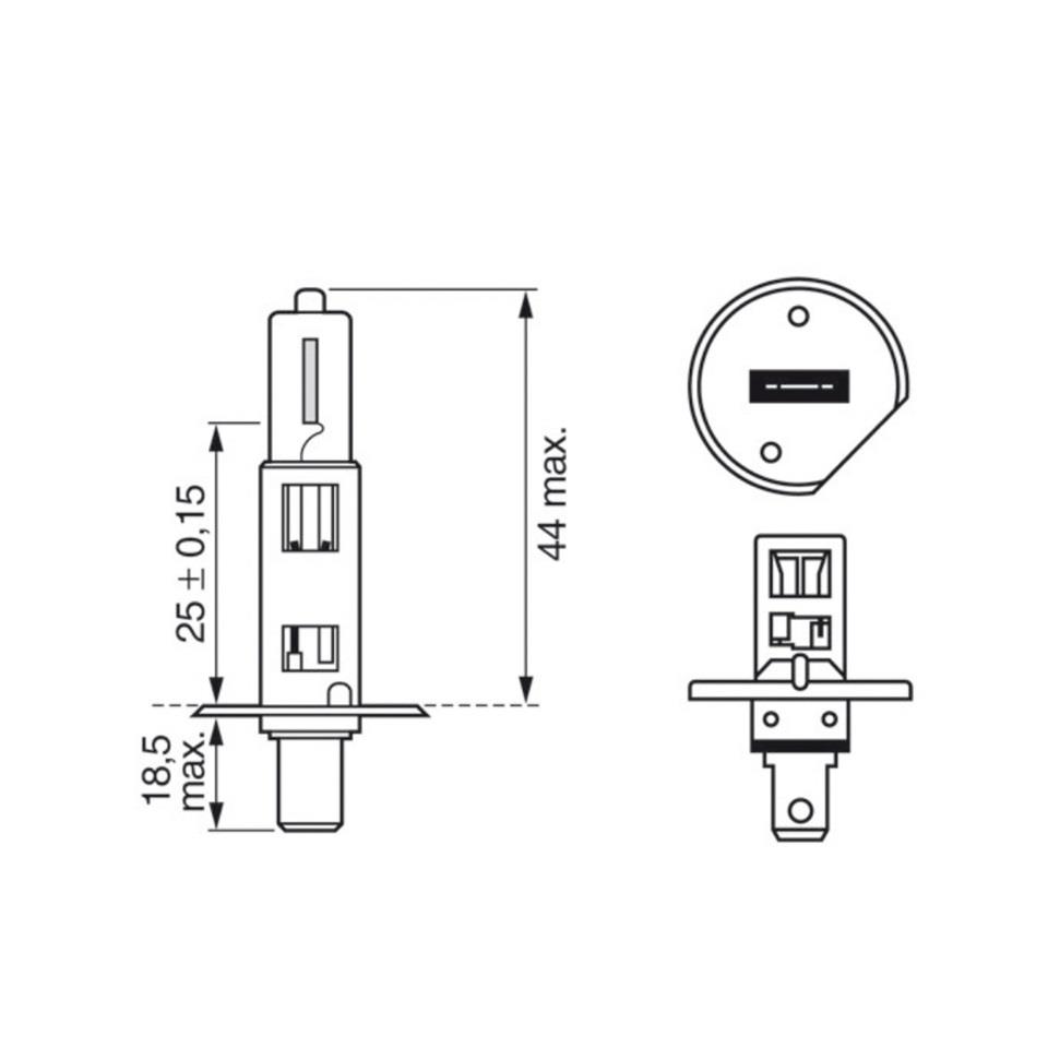 BOSCH 24V H1 AMPUL 70W