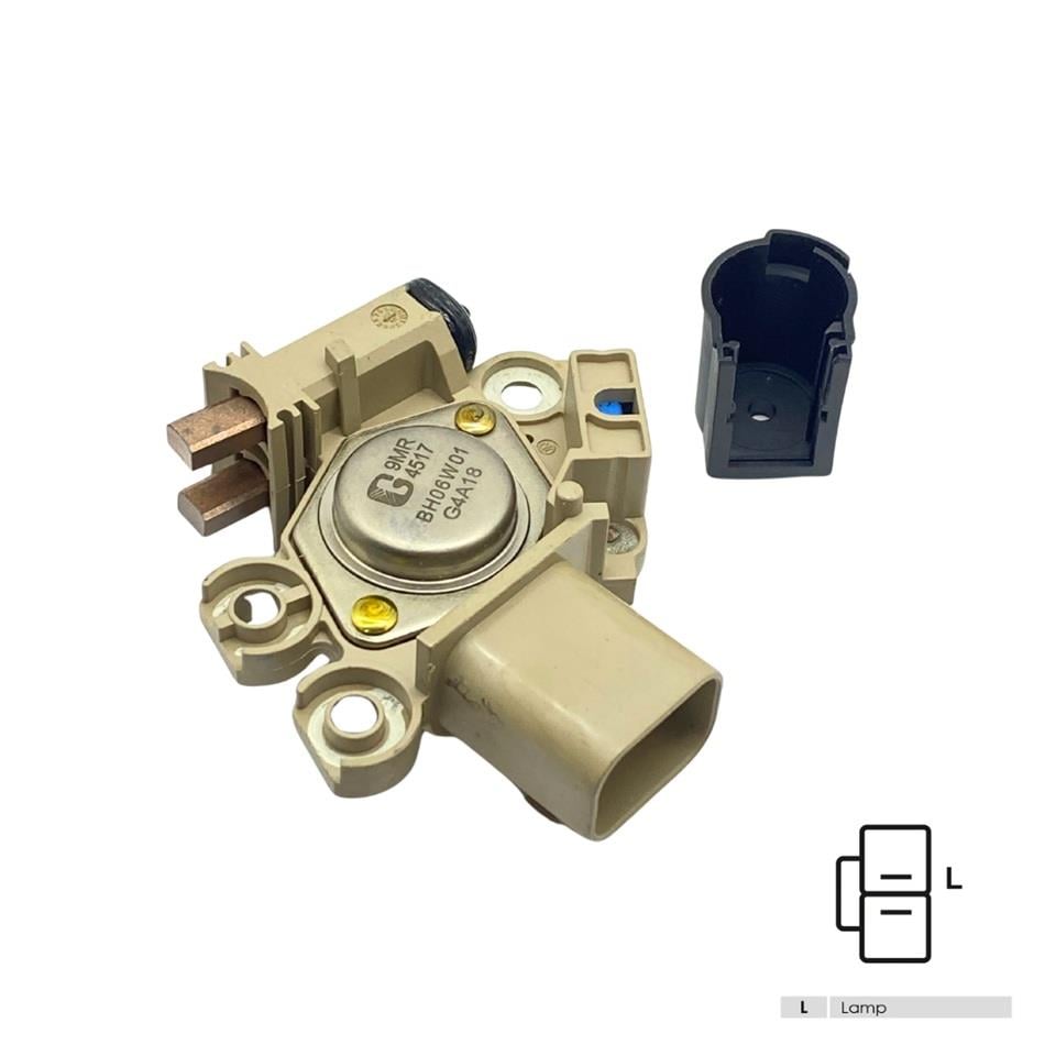 12V KÖMÜRLÜ KONJEKTÖR VALEO TİPİ (2 FİŞ) (L-DUMMY) (YAN SOKET) (110 A) HYUNDAI-KIA