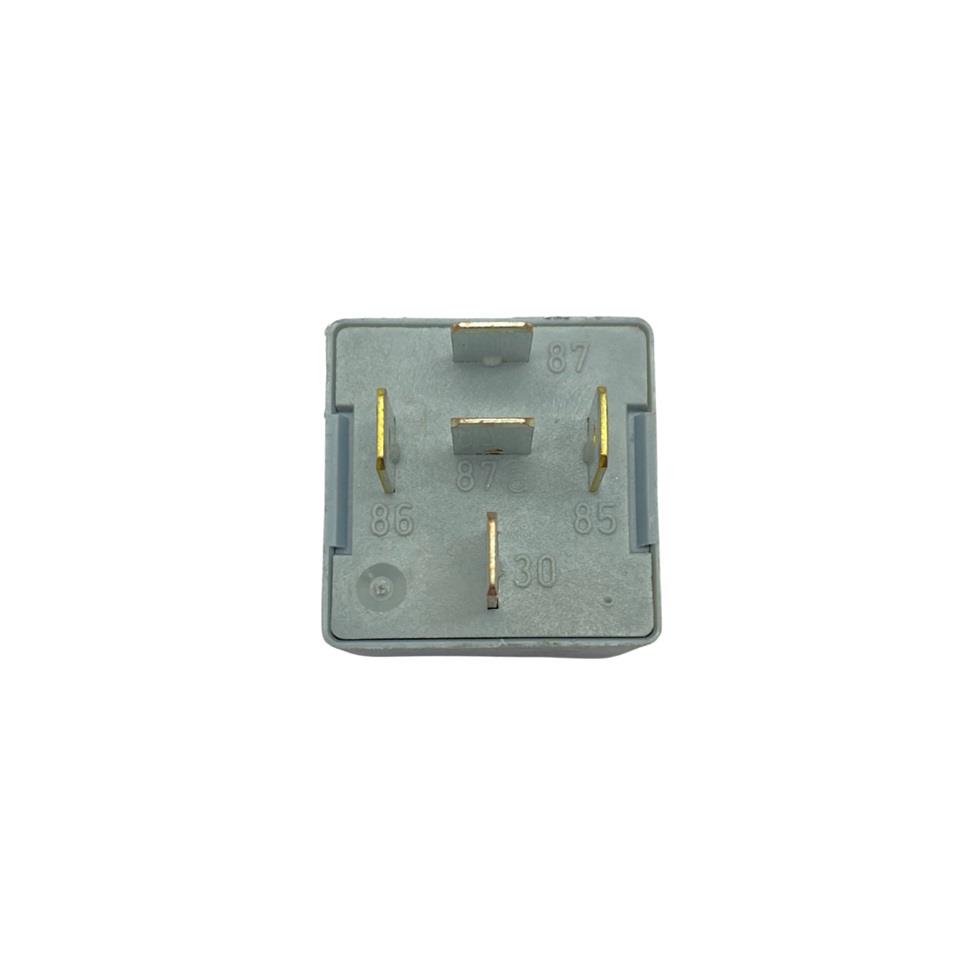 G.CARTIER 12V RÖLE 5 UÇLU 35 A (ÇİFT PLATİN) (DİRENÇLİ) (GRİ) (30-85-86-87-87a) OEM