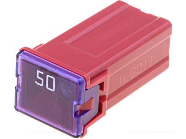 MTA MİNİ DİŞİ SİGORTA 50 A KIRMIZI (YÜKSEK) (27*14 MM)
