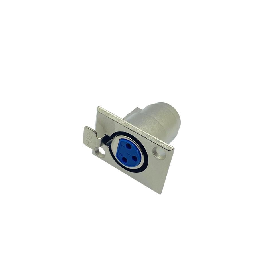 CANON DİŞİ ŞAŞE KONNEKTÖR XLR (AKÜ ŞARJ SOKETİ 3 FİŞ) (ENGELLİ ARACI) (CK114)