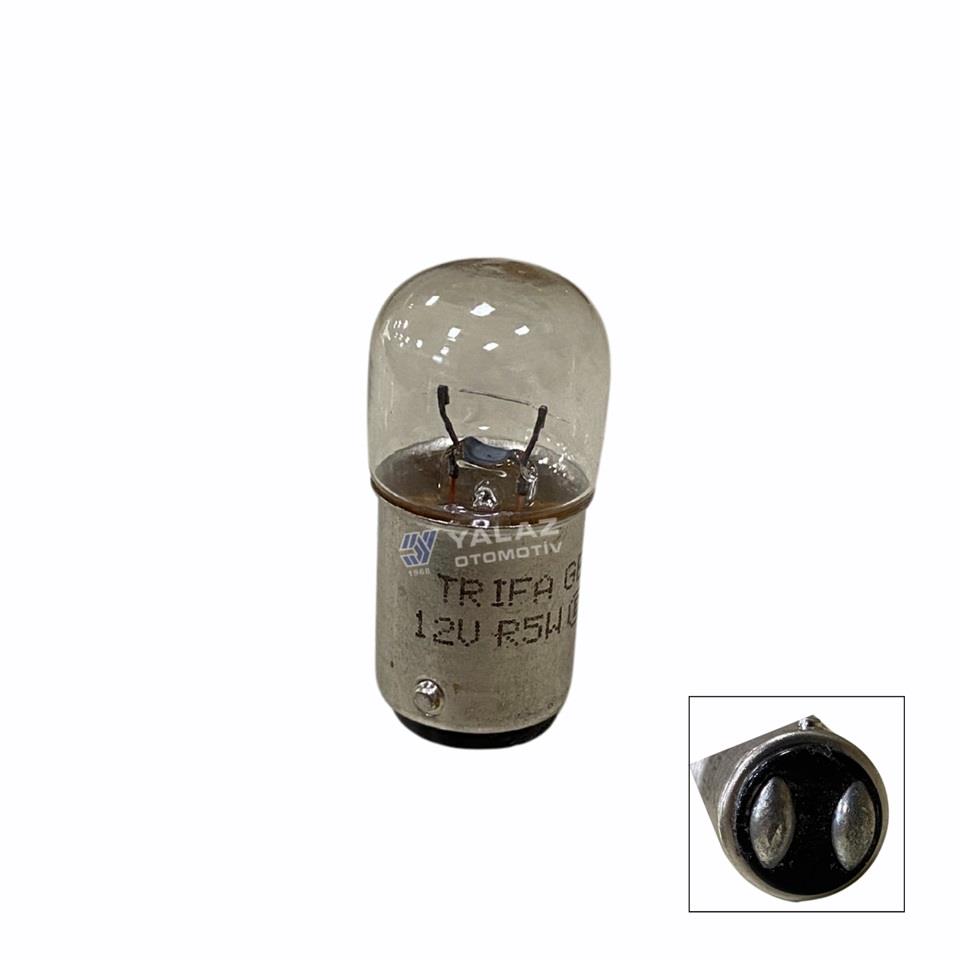 TRIFA 12V 68 AMPUL 5W (ÇİFT DUY TEK FLAMAN) (BA15d) MARİN GERMANY