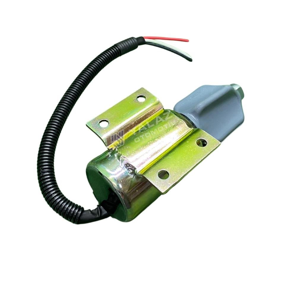 12V STOP SELENOİDİ AYAKLI CATERPILLAR-CUMMINS-WOODWARD