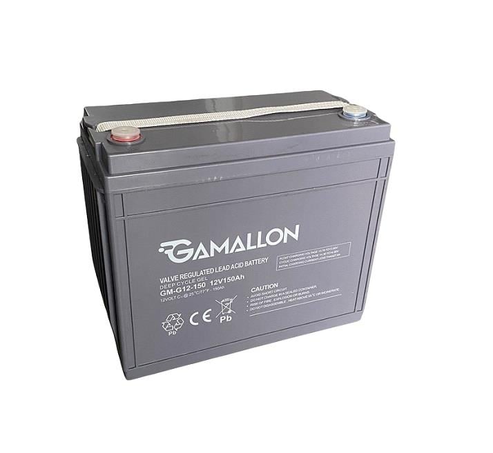 GAMALLON 12V 150 AH DEEP CYCLE JEL AKÜ (335*175*280) (42 KG)
