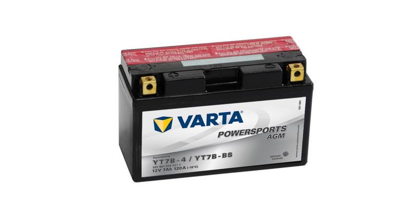 VARTA 12V 7 AH MOTOSİKLET AKÜSÜ 120 A (EN) (150*66*94) (YT7B-BS)