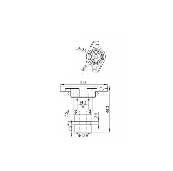 ALTERNATÖR ROTOR BAKIRI BOSCH TİPİ (İÇTEN SOĞUTMALI) 150 A >