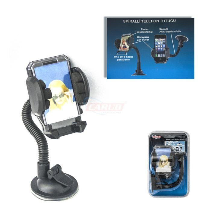 TELEFON TUTUCU CAM VE TORPİDO ÜSTÜ (VANTUZLU-SPİRALLİ)
