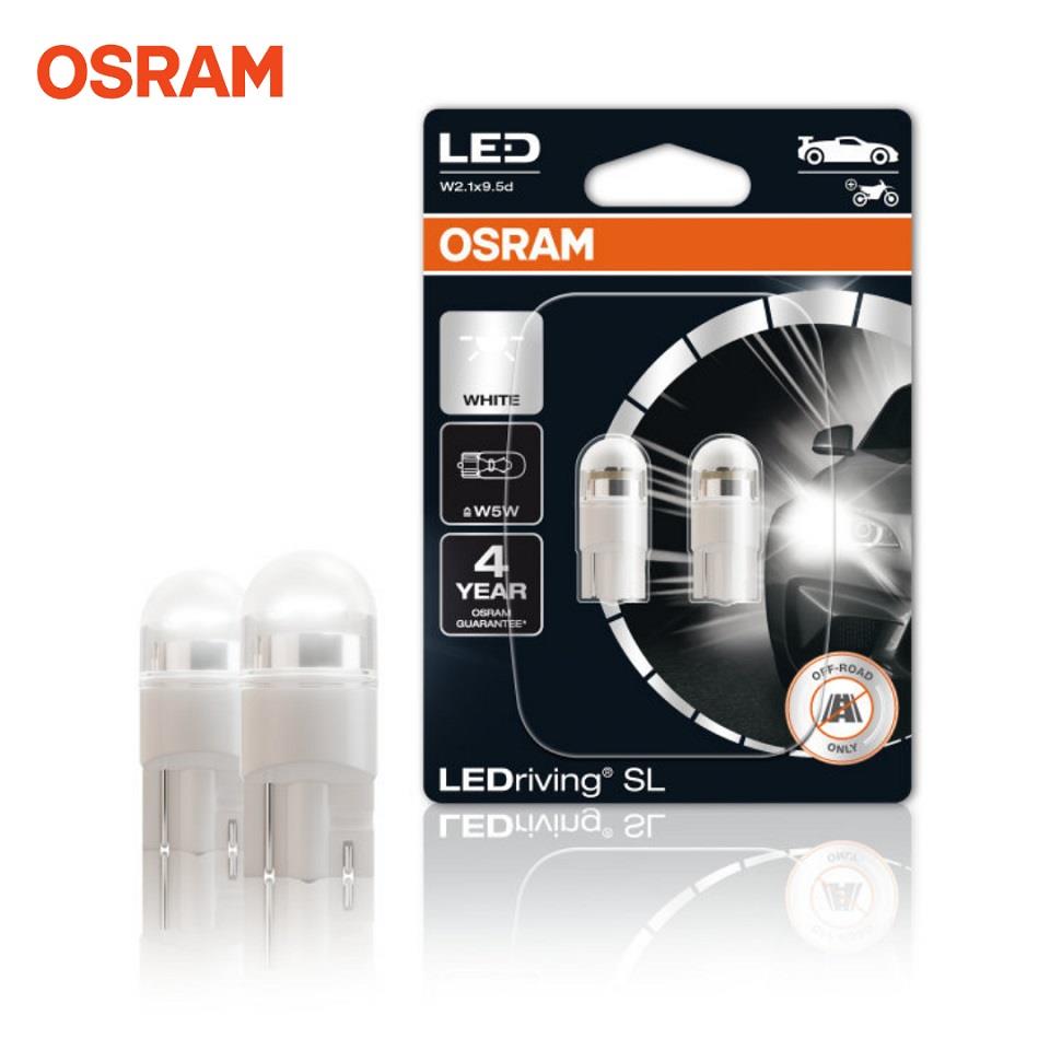 OSRAM 12V DİPSİZ AMPUL T10 LED BEYAZ (2 AD)