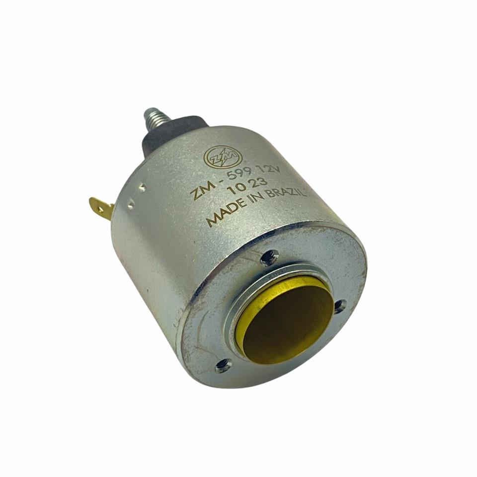 ZM 12V MARŞ OTOMATİĞİ VALEO TİPİ (3 DELİK) M5+FİŞLİ SAĞ ALÇAK KAPAK GÜMÜŞ CIVATA