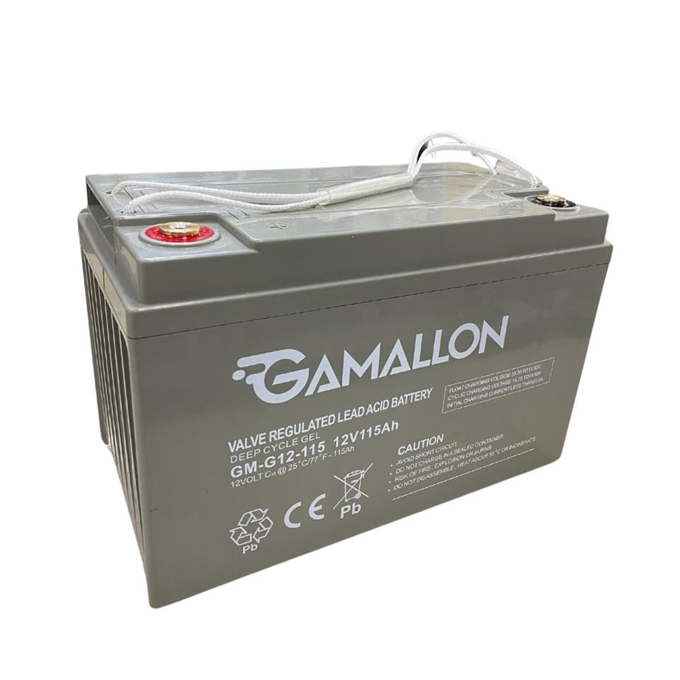 GAMALLON 12V 115 AH DEEP CYCLE JEL AKÜ 20 HR (340*175*220)