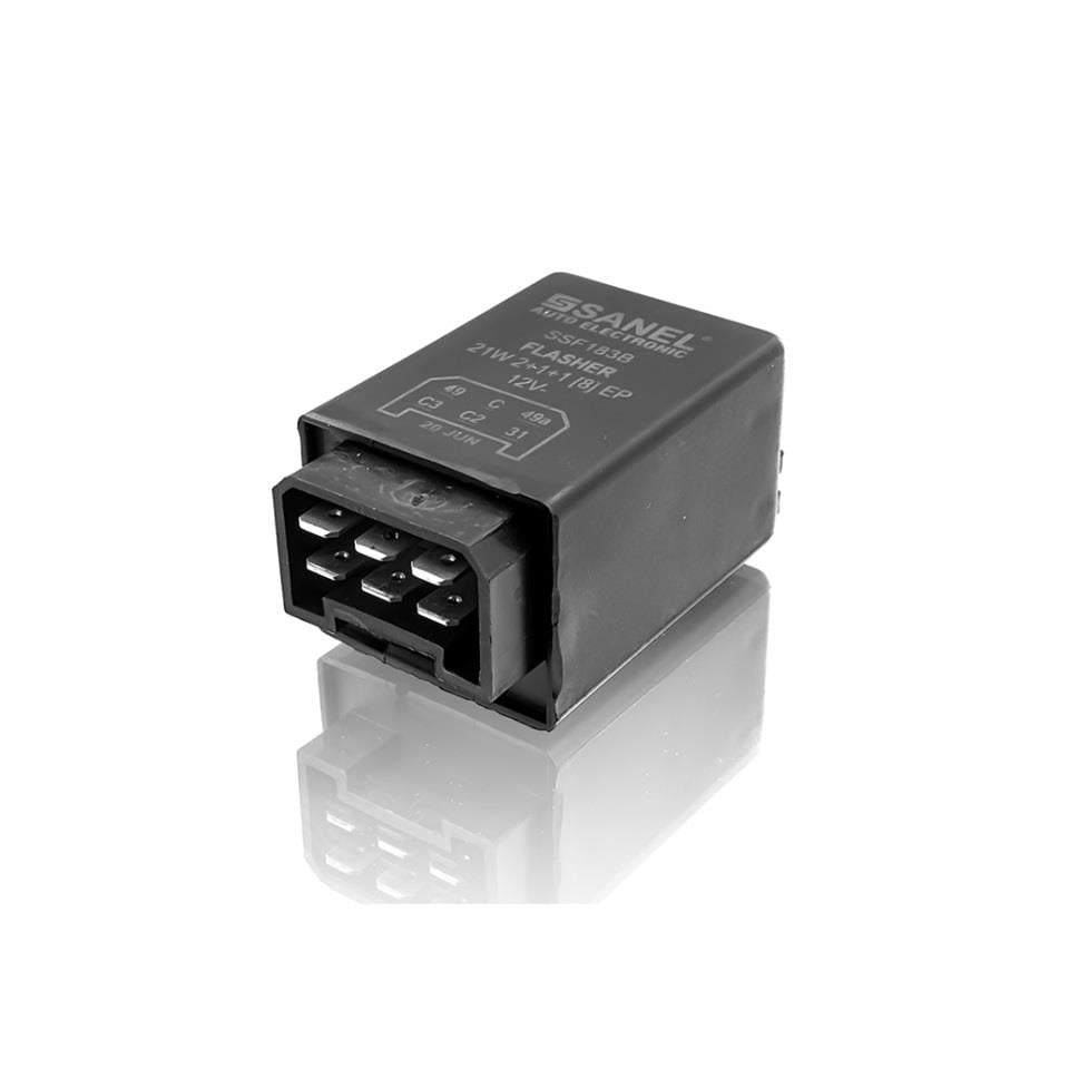 SANEL 12V FLAŞÖR 6 UÇLU FIAT TRAKTÖR-MF TRAKTÖR