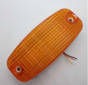 24V İKAZ LAMBASI ÇAKARLI 2-FONKSİYONLU 18-LEDLİ SARI (120*52 MM)