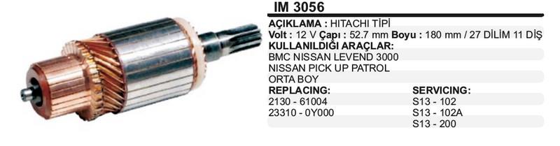 12V MARŞ KOLLEKTÖRÜ HITACHI TİPİ 11 DİŞ