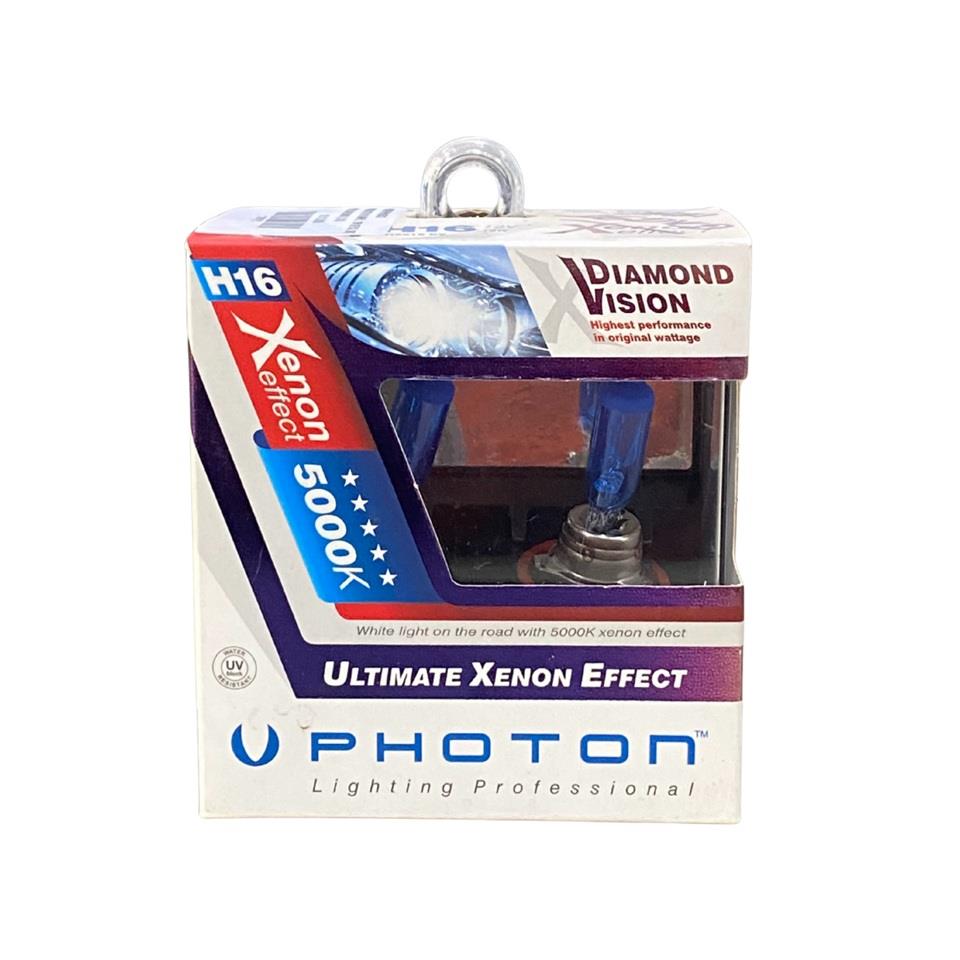 PHOTON 12V H16 AMPUL 19W BEYAZ IŞIK 5000K (2 AD)
