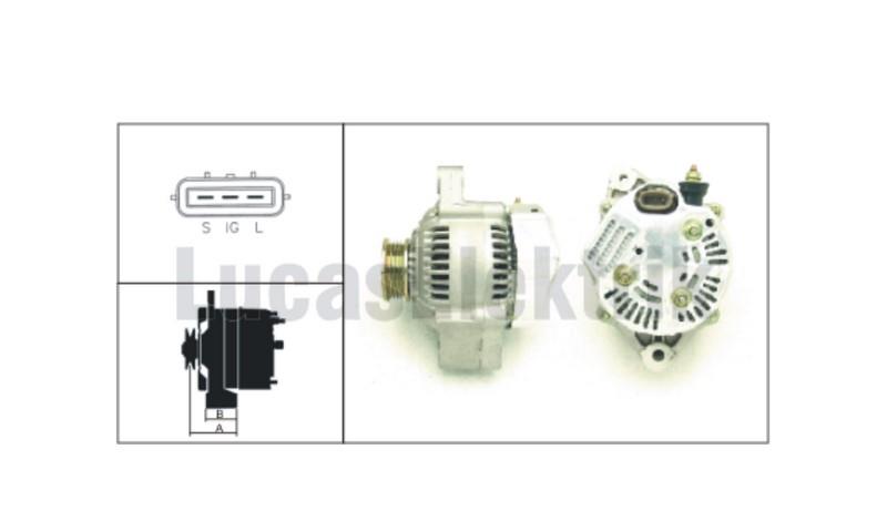 12V ALTERNATÖR DİNAMO 70 A (3 FİŞ OVAL SOKET) (S-IG-L) TOYOTA COROLLA 1.3/1.6 1992-1999