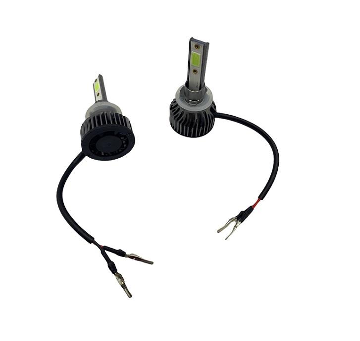 12V-24V H27 COB LED XENON FAR AMPUL SETİ 10.000K 8000 LÜMEN (BUZ MAVİ)