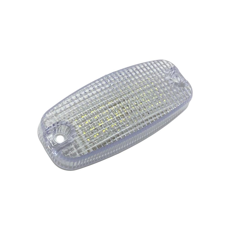 12V ÇAKAR LAMBA LEDLİ (BEYAZ/BEYAZ) (120*54 MM)
