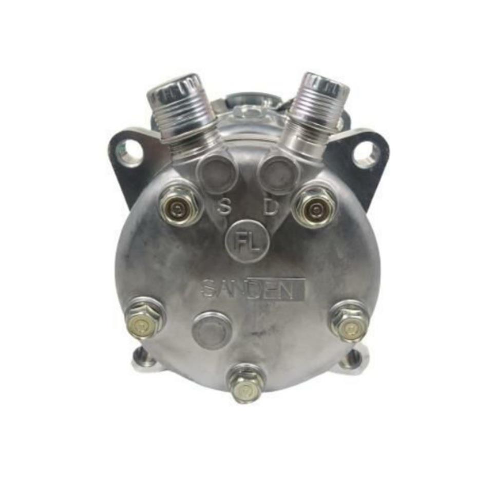 SANDEN 12V KLİMA KOMPRESÖRÜ ÜSTTEN ÇIKIŞ (5H14) UNIVERSAL