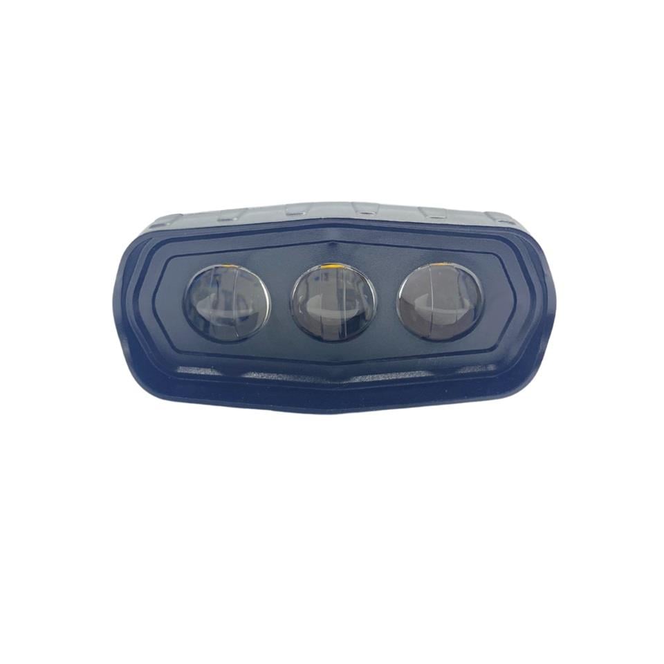 9V-85V OFF-ROAD LAMBA (KIRMIZI-BEYAZ-SARI) (BEYAZ-SARI ÇAKARLI) (3X10W LEDLİ) (122*60 MM) MOTOSİKLET