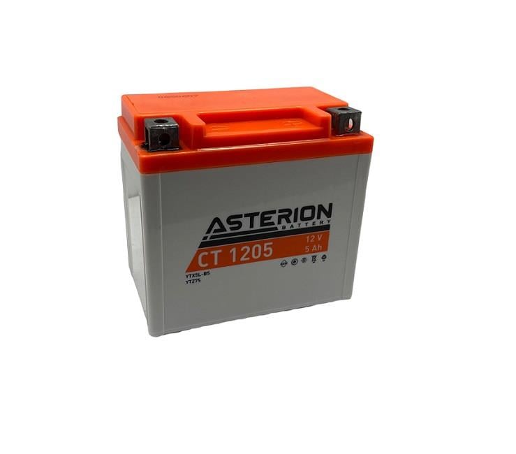 ASTERION 12V 5 AH MOTOSİKLET AKÜSÜ (114*70*106) (YTX5L-BS) (AGM)