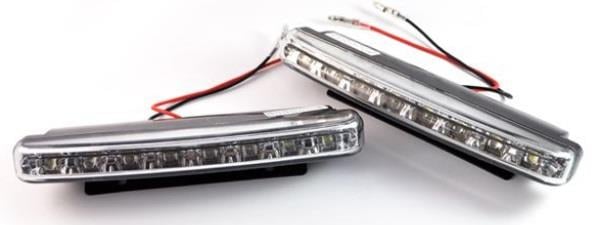 12V GÜNDÜZ SÜRÜŞ LAMBASI 8-LEDLİ 1.7 CM X 17 CM (2 AD)