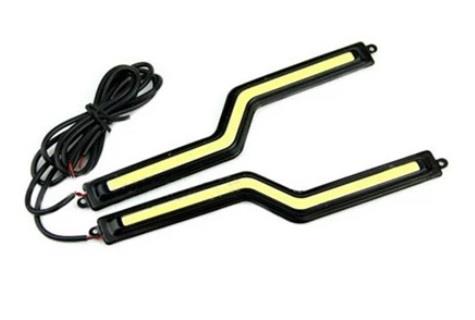 12V GÜNDÜZ SÜRÜŞ LEDİ (Z-TİPİ) (COB LED) (15 MM X 190 MM) (2 AD)