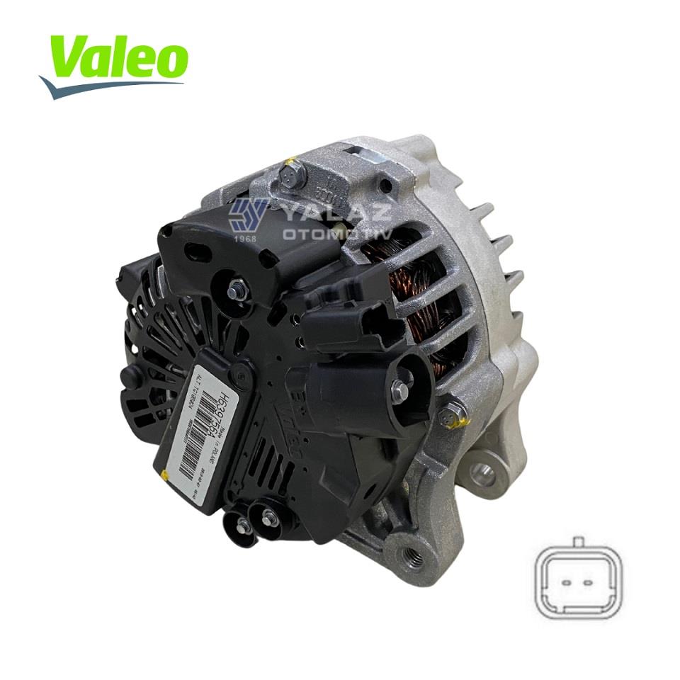 VALEO 14V ALTERNATÖR DİNAMO 97 A (4 AYAK)  CITROEN BERLINGO-FIAT FIORINO-PEUGEOT BIPPER/BOXER 