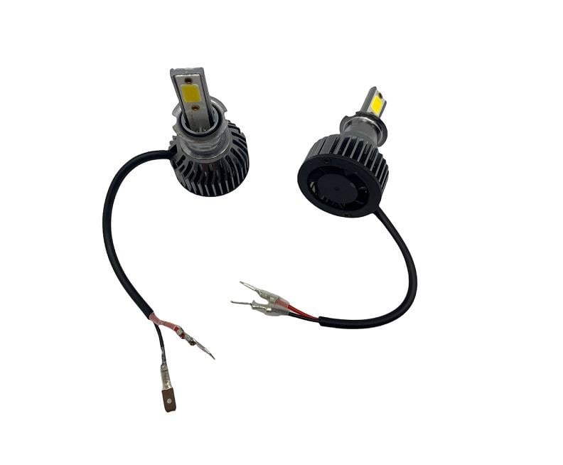 12V-24V H3 COB LED XENON FAR AMPUL SETİ 2000K 8000 LÜMEN (ALTIN SARI) 
