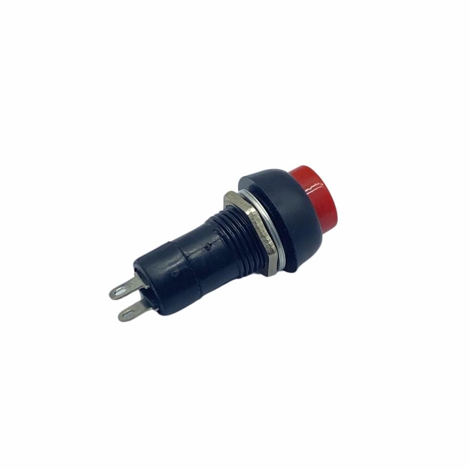 MİNİ BUTON PLS YAYLI (10 MM) KIRMIZI