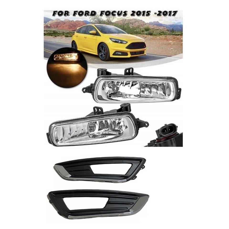 SİS LAMBASI SETİ (KROM ÇERÇEVELİ) FORD FOCUS 2014-2017