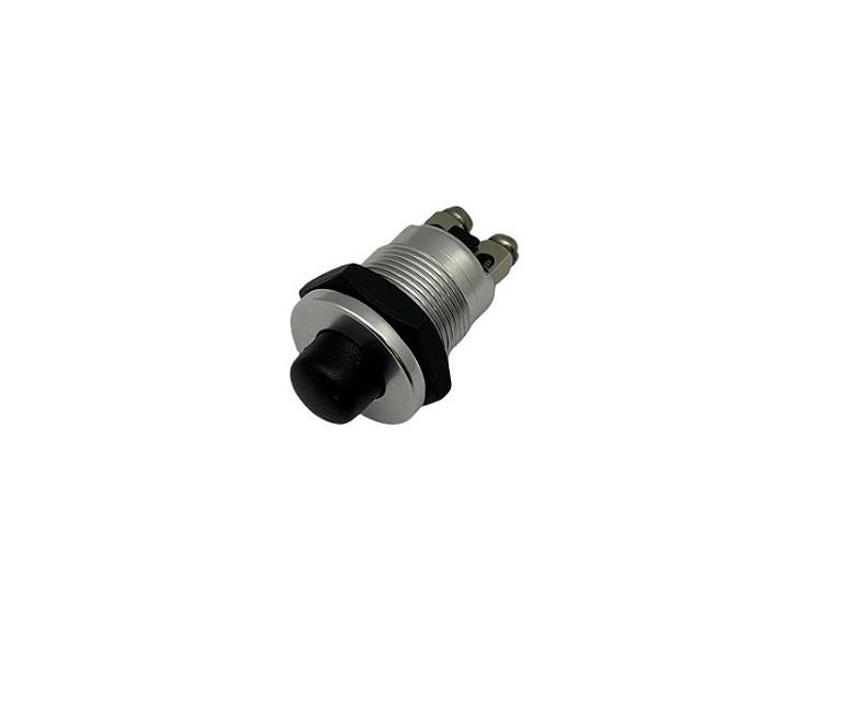 BUTON (VİDALI) (18 MM) SİYAH-KROM