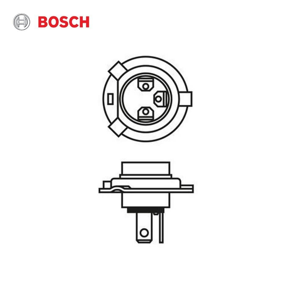BOSCH 24V H4 AMPUL 75/70W P43T
