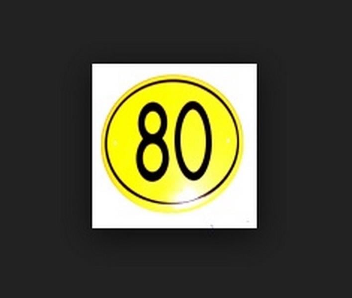 80 NO PLASTİK LEVHA (SARI)